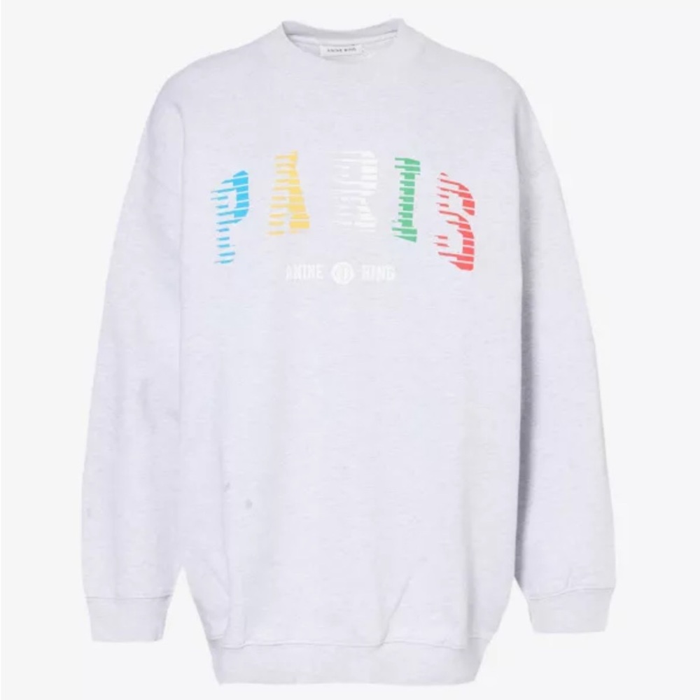 💕Anine Bing Paris Tyler Sweatshirt  Gray💕